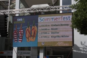 SWR4 Sommerfest mit 8mm LED Screen